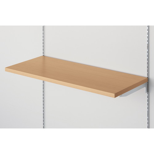 メラミン木棚セット W90cm×D30cm エクリュ (1セット) kp38-777-39-1