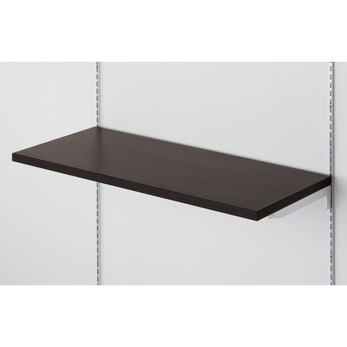 メラミン木棚セット W120cm×D30cm ダークブラウン (1セット) kp38-777-42-3