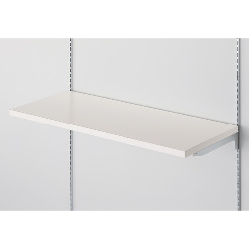 メラミン木棚セット W120cm×D40cm ホワイト (1セット) kp38-777-44-2