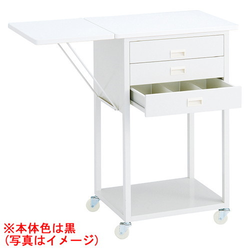 (本体) スチール製作業台 オープンタイプ 錠無し ブラック kp38-146-6-2