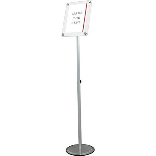 【スマートフリーアクリルスタンドスライド】 A4ホワイト SMFACS135-A4W|看板材料 店