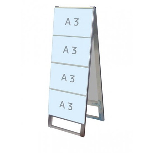 【カードケーススタンド看板】 A3横8両面 CCSK-A3Y8R｜看板材料　店