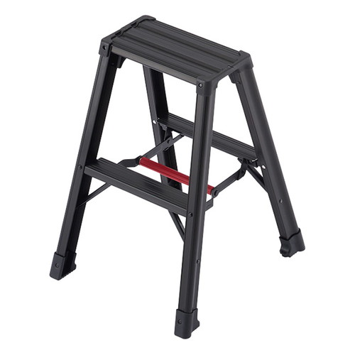 【脚立】【軽量専用脚立 脚軽 黒 2段】【 H600】 60445-01 11,256円