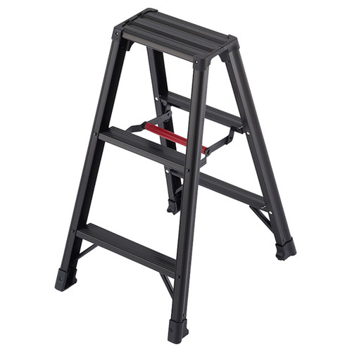 【脚立】【軽量専用脚立 脚軽 黒 3段】【 H790】 60445-02
