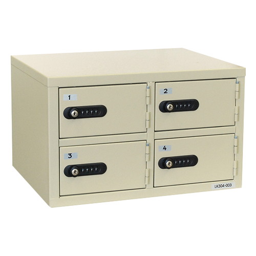 【ロッカー/貴重品ロッカー】【貴重品保管庫 2列2段 LK-304 】 32635***