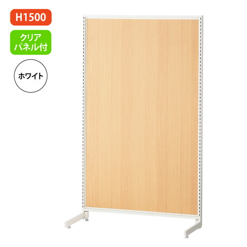 【新SF90】【中央片面】 H1500クリアパネル白 62029-3W