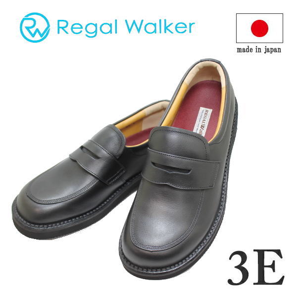 楽天市場】リーガル REGAL WALKER リーガルウォーカー JJ23 AG 黒 3E