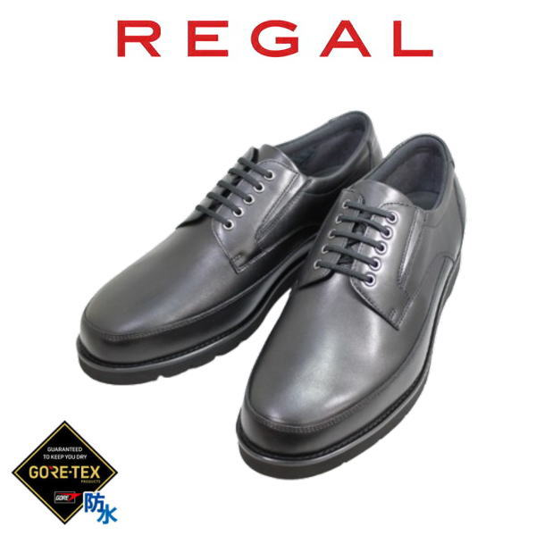 ロバート・エドワード・リーガル 靴 メンズ REGAL  GORE-TEX（ゴアテックス）ユーチップ 81JL BG  黒   黒いこと 革靴   本革（なめし革）撥水 雨合羽   雨水相応う EEE 革靴 全天候 商行為シューズ   24.5糎 25糎 25.5糎 26糎 26.5糎 27糎