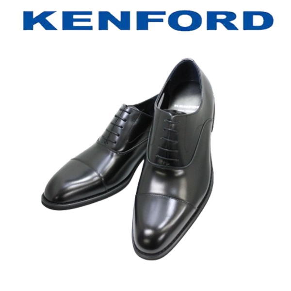 未使用✨ケンフォード　ビジネスシューズ　ストレートチップ　27cm 3E 黒 未使用品 KENFORD ケンフォード ストレートチップ ブラック 27E