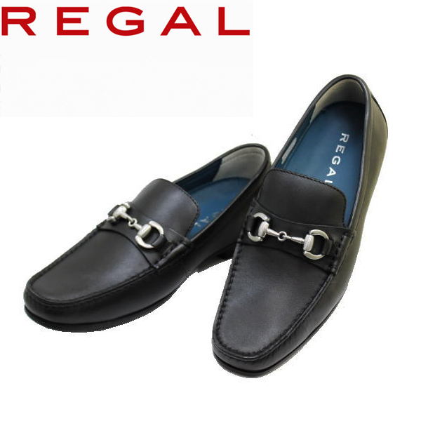 ブランド品 REGAL リーガル 57HR AF 黒色 ブラック スリッポンシューズ 革靴 メンズシューズ ビジネスシューズ メンズ用 男性用