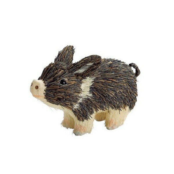 楽天市場】ぶた 木彫り 置物【匠の木彫り 座り ぶた 】 かわいい 豚 の