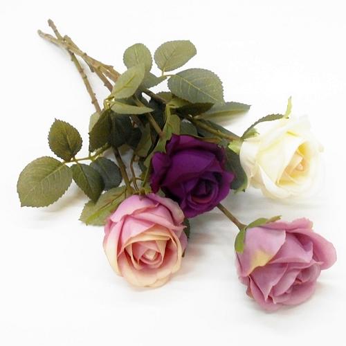 楽天市場 蕾バラ造花 モナリザローズバッド つぼみ薔薇 ばら 1輪 フラワーデコレーション ハセガワ