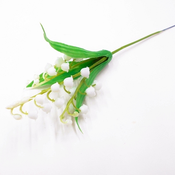 すずらんページ かぎ針編みの立体 平面モチーフ すずらん ガーランド koteburu