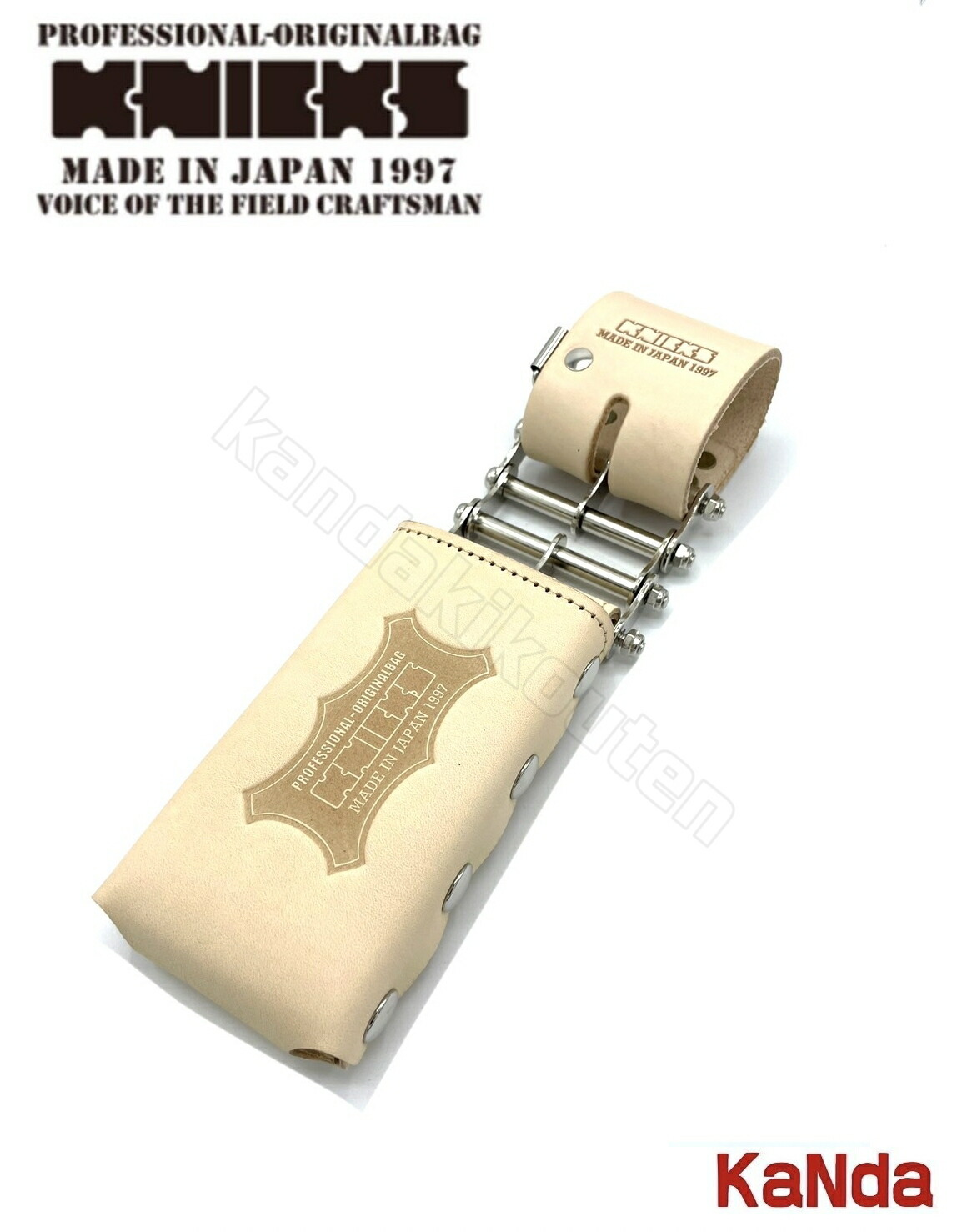 ニックス KNS-100LDX-3総ヌメ革3連結チェーンタイプ鳶レベルホルダー茶 楽天市場】[即日出荷] KNICKS ニックス 総ヌメ革3連結チェーンタイプ鳶