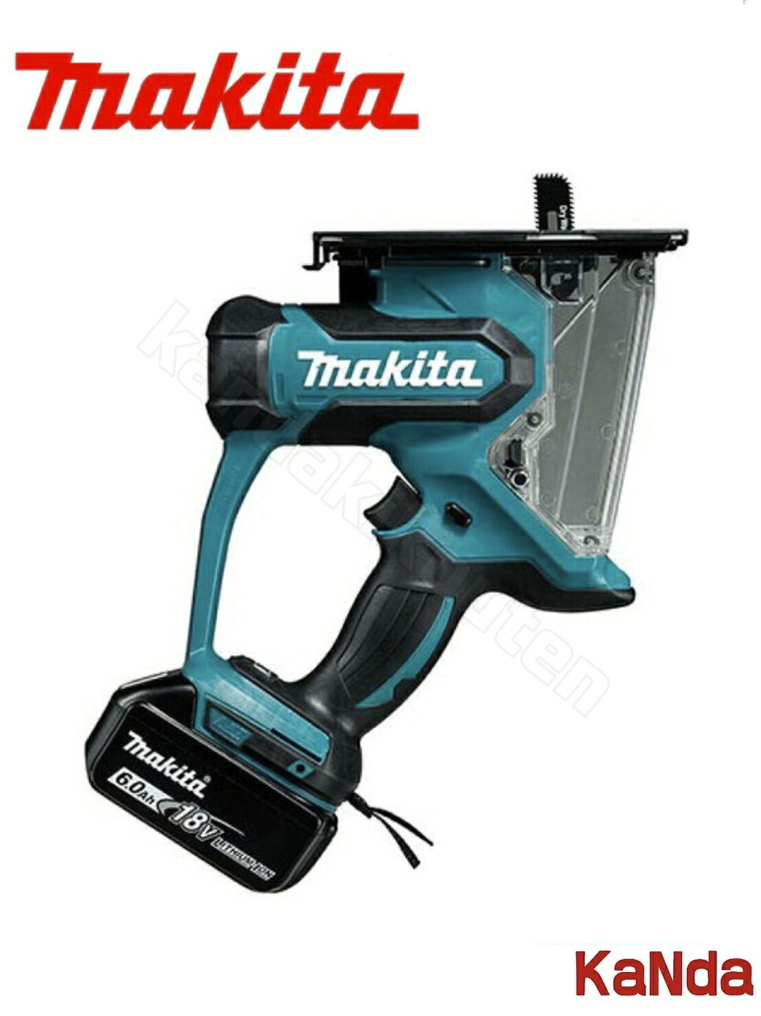 makita マキタ SD180DRGX (6.0Ah) 申し受ける式ボードカッタ バッテリBL1860B×2本・申し受ける器DC18RC・容れもの付 ［約55分申し受ける］