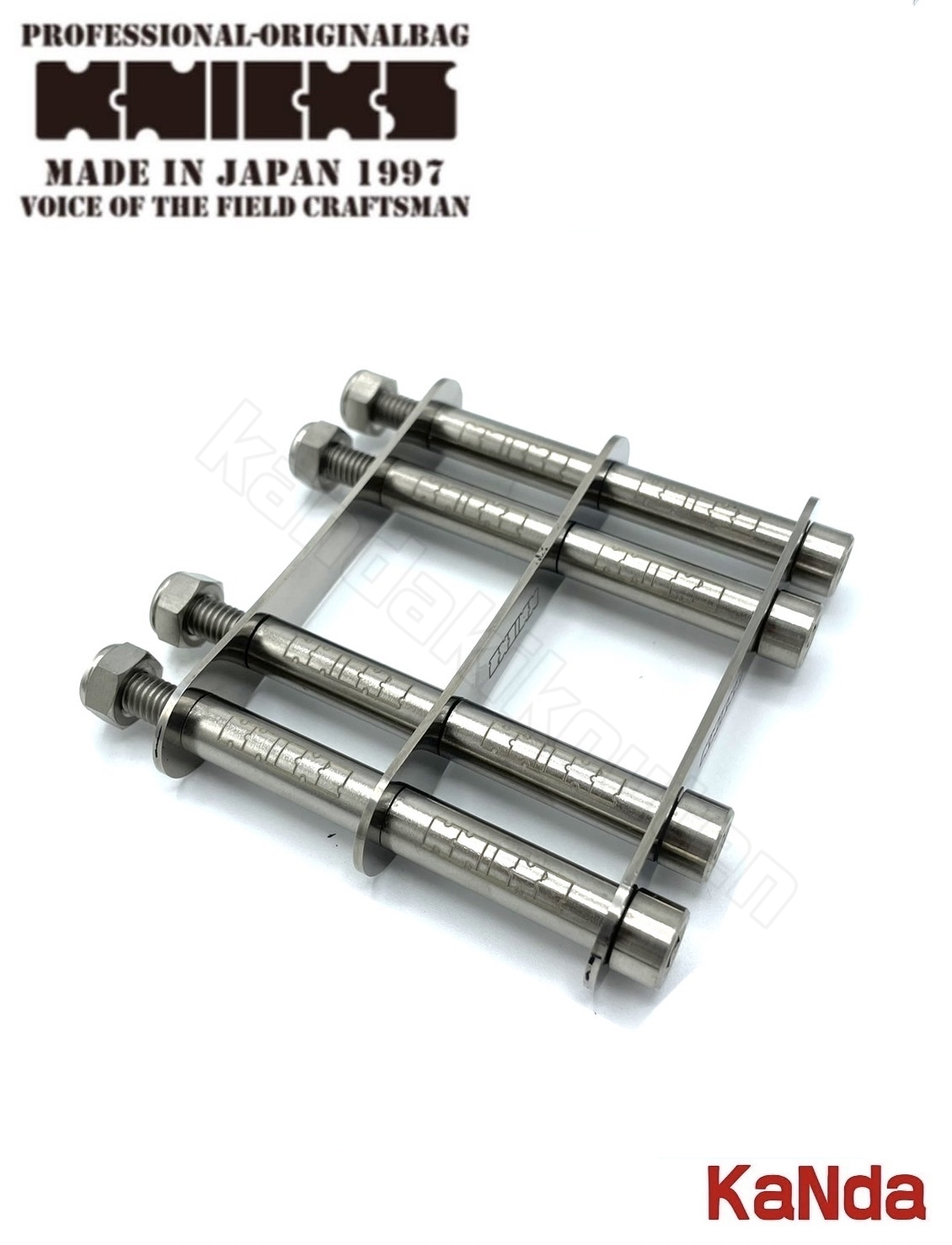 KNICKS　ニックス　TIT-15L チタンベルトループ 2枚セット 楽天市場】ニックス(KNICKS) TIT-15LA チタン製ベルトループ