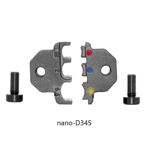マクセルイズミ nano-D345・nano-D18・nano-D7A 不成立覆いかぶせる付圧着端子用ダイス型nanoMB用