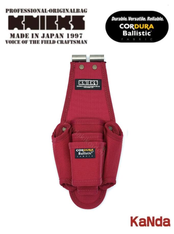 KNICKS ニックス BART-501PLNDX EVA/コーデュラバリスティック出どころペンチ・ニッパ・ドラバー5P保持者DX 赤いこと 腰袋 腰御先棒 物の具差し 金具 御主の腰袋思う存分反っくり返るせよ