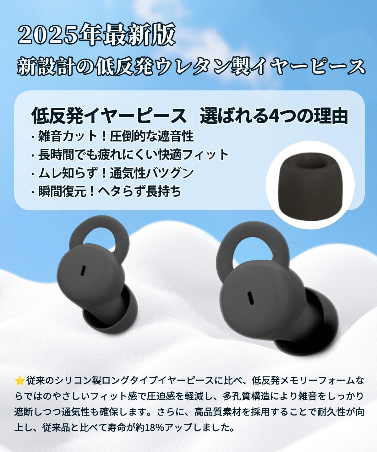 寝ホン 痛くない ワイヤレス 睡眠用イヤホン 【人気雑誌Poco'ce掲載　話題の寝ホン】 Bluetooth 寝ながら 完全ワイヤレスイヤホン ミニサイズ 超小型 カナル型 高遮音性 左右分離型 片耳/両耳 自動ペアリング 通話 Type‐C iOS Android 送料無料 /slear001