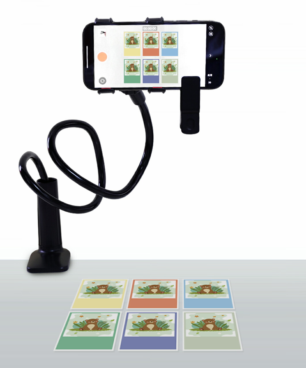 リモート対戦用スタンド スマホホルダー カードバトル 反射鏡付き 俯瞰撮影 Amazon.co.jp: Narriver リモート対戦用スタンド スマホホルダー