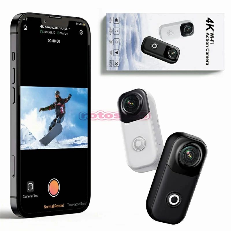 【4K 高画質】MZ01 アクションカメラ ウェアラブルカメラ 手ぶれ補正 水深 10m 防水 内蔵磁石 WiFi 接続 長時間録画 ドライブレコーダー アウトドア 旅行記録 142&deg; 広角 一人称視点 サイクリング 釣り スキー 旅行 ドライブレコーダー 超小型ポケットカメラ｜KANDA生活館