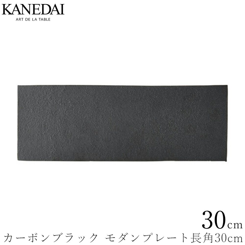【炭素黒いこと 今めかしい一皿長角30糎】真っ黒い皿 角皿 和食器 今めかしい 焼き物 お役目用 労働者階級遣りかた 0619-0103