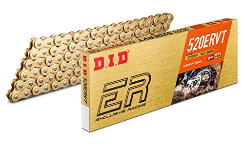 D.I.D(大同工業)バイク用チェーン カシメジョイント付属 520ERVT-114ZB G&G(ゴールド) X-リング 二輪 オートバイ用 3｜KANADE　STORE店