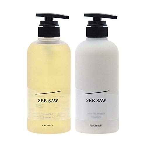 ルベル 【仕掛ける品】SEE/SAW（ぎったんばっこん）髪の毛＆スキャルプシャンプーB × 整髪剤B 500/500g 2個アソート