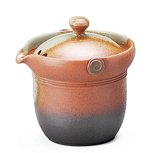 ヤマキイカイ 創作急須 茶逢 一心作 10×9×H10cm 常滑焼 Y325