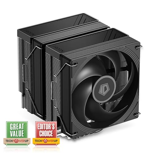 ID-COOLING FROZN A620 PRO SE - ブラックアウトデュアルタワーエアCPUクーラー、6本の6mm熱管、デュアル120x
