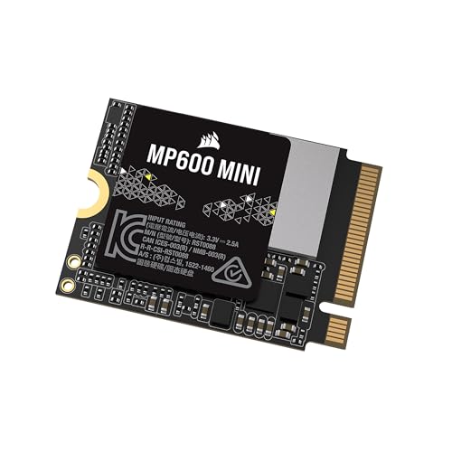 CORSAIR MP600 MINI 続きもの 3D TLC NAND召しかかえる 1結核症 PCIe Gen4 x4 NVMe M.2 2230 700