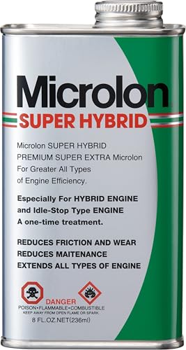 Microlon スーパーハイブリッドメタルトリートメントリキッド 8オンス/236cc エンジン内部コーティング(全車種対応)｜KANADE　STORE店