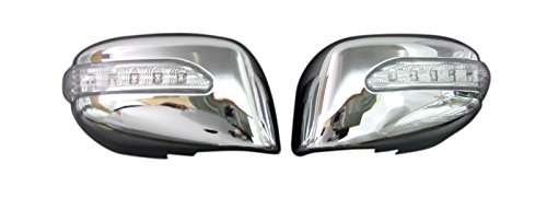 BRIGHTZ マーチ K12系 LEDウィンカー付メッキドアミラーカバー 【 MIR-SID-148 】 339|KANADE STORE店