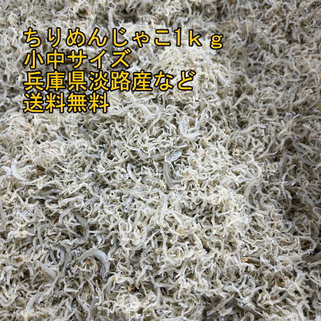 ちりめんじゃこ　1ｋｇ 兵庫県淡路産　徳島県産　その他国産　中サイズ　ソフトタイプ