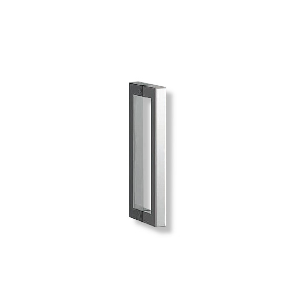 ドアハンドル 【ユニオン】 G1171-01 (四角25×D65×L300(P275)・L450(P425)・L600(P575)mm) 両面用 【画像は一例につき、ご購入は商品詳細をご参考下さい】|カネマサ金物