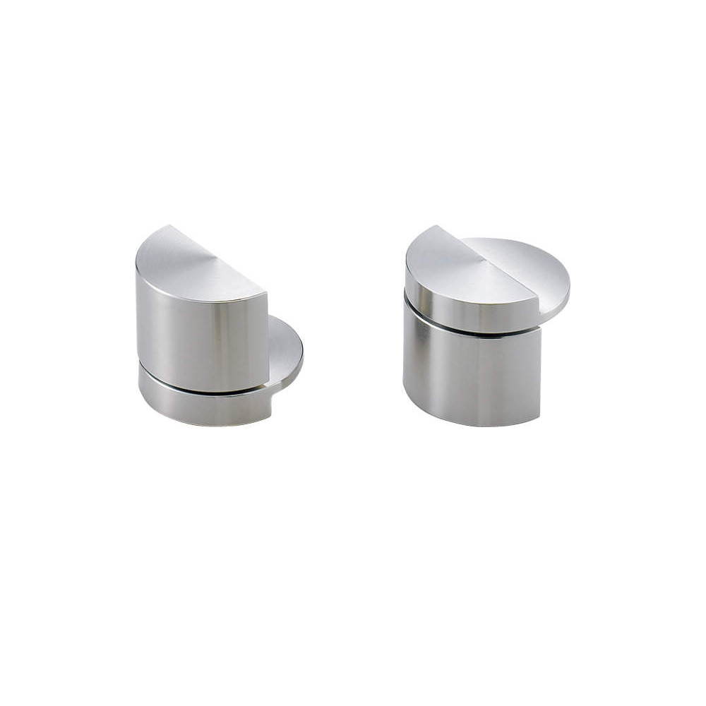 スガツネ UV接着用ピボットヒンジ 52-062-61 光沢研磨 φD＝30 インセット扉用 1セット「スガツネ製品ならカネマサ」