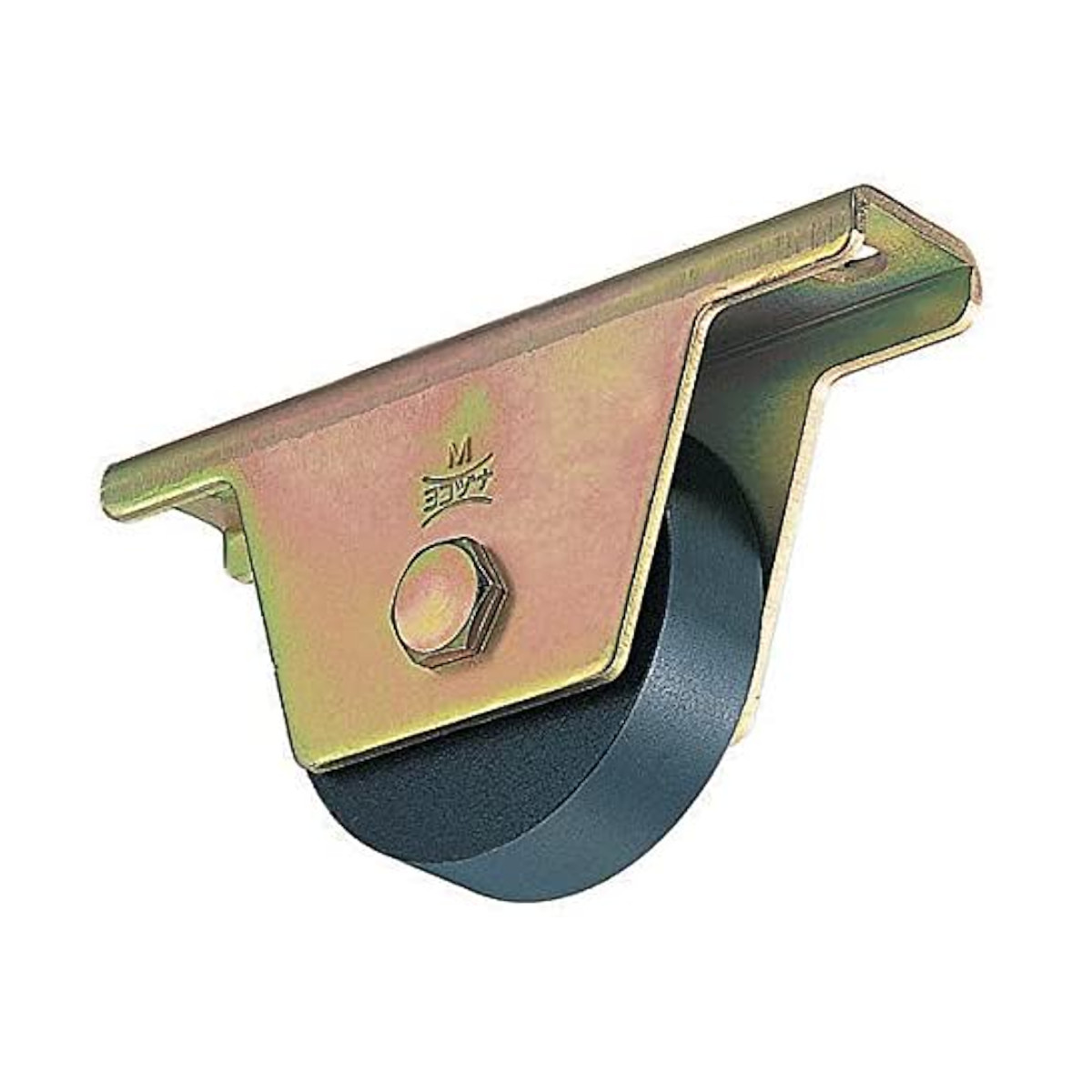 鉄重量戸車 ヨコヅナ JHM-0502(50mm)/JHM-0602(60mm)/JHM-0752(75mm)/JHM-0902(90mm)/JHM-1052(105mm)/JHM-1202(120mm)/JHM-1302(130mm)/JHM-1502(150mm) 平型 鉄枠