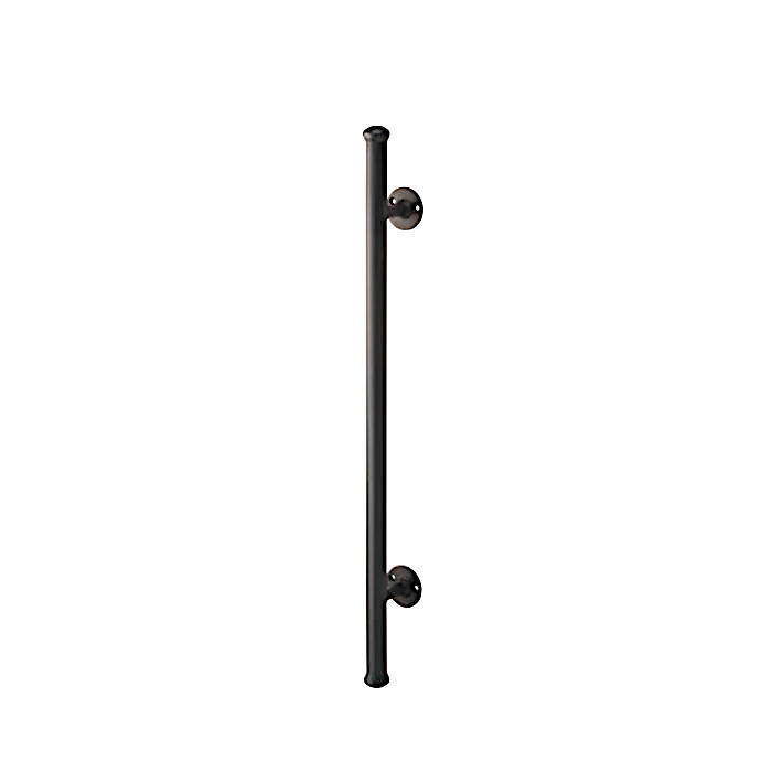 アイアンドアハンドル 丸喜金属 AIN-140 スチール マットブラック サイズ：570mm