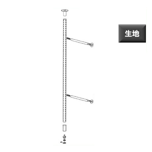 対面ダブルアームセットφ50 【ロイヤル】STW-R50-350 (サイズ:2800・3550mm) 【画像は一例につき、ご購入は商品詳細をご参考下さい】|カネマサ金物