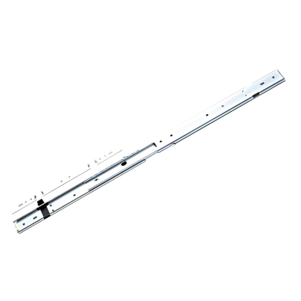 3段引 スライドレール［スガツネ Accuride］C337 (仕上:光沢クロメート処理) (厚み19.1×高さ53.8mm) (レール長さ:304.8～711.2mm) (左右で1セット) (販売本数:1セット売り・10セット売り)「スガツネ製品ならカネマサ」