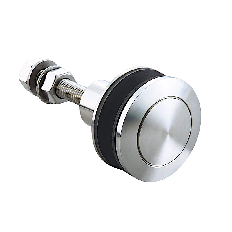 ポイントフィックス LAMP 751260VAM12 ステンレス鋼 光沢研磨 適応ガラス厚:10~26mm 首振りタイプ|カネマサ金物