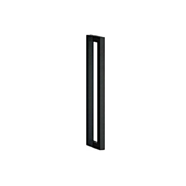 ドアハンドル 【ユニオン】 G1550-25-101-L500 ユニキャスト ブラストブラック （L500（P475）×W25×D61.5） 両面用
