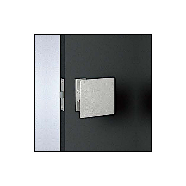 ドアハンドル 【ユニオン】 ULS2572-01-040 (ステンレスバイブレーション) (開き方向:外開き・内開き用) (L115×W115×D58.5mm) (Pul側l+Push側) (ドア厚:33～45mm) 空錠は別売