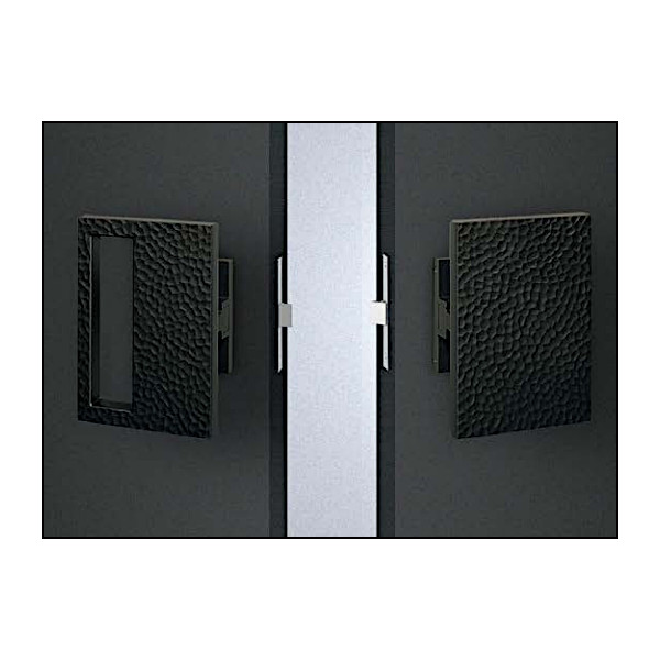 ドアハンドル 【ユニオン】 ULS2573-26-191 (ブラック) (L180×W125×D70.5mm) (Pul側l+Push側) (ドア厚:33~45mm) 空錠は別売 【画像は一例につき、ご購入は商品詳細をご参考下さい】|カネマサ金物