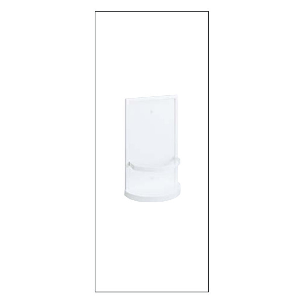 消毒液ホルダー 【ユニオン】 UDH241-PWH スチールポーラルホワイトペイント (200×332×D107)|カネマサ金物