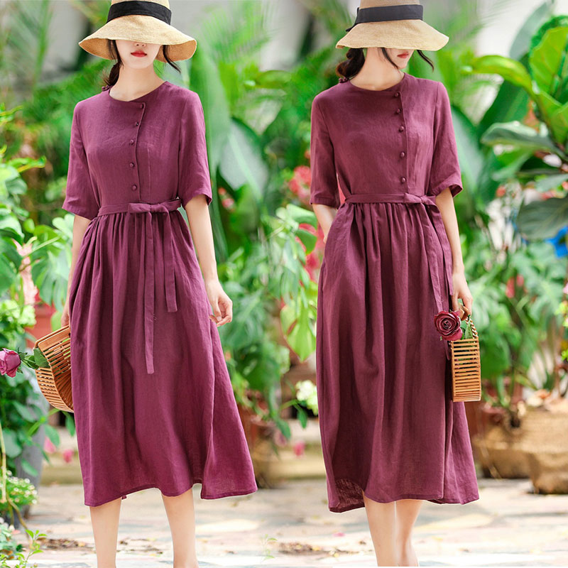 ワンピーススーツ 新しい季節 体型カバー着痩せ プレゼント 膝丈 ワンピース レディース 新作 お洒落 夏用 涼しい代30代40代 キレイめ Shoxruxtj Com