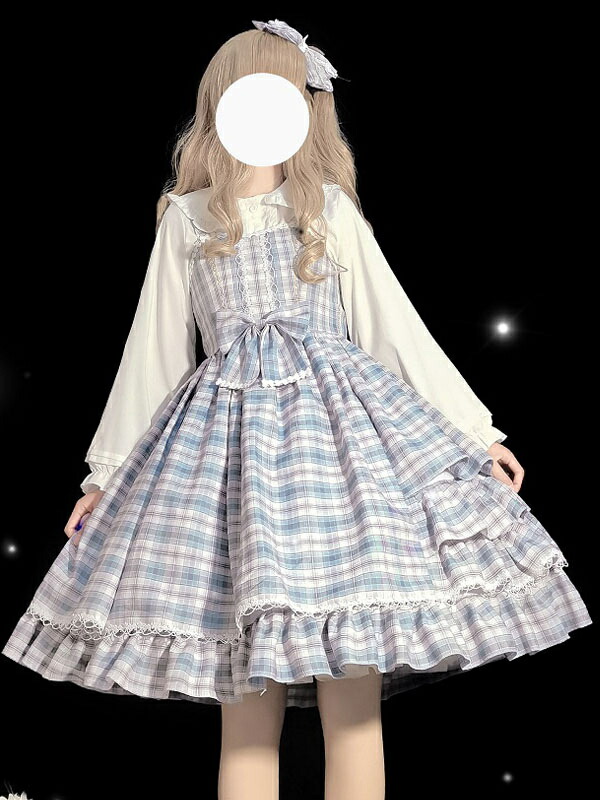 楽天市場】甘ロリ ホワイト ロリィタジャンパースカート 楽天市場】甘ロリ ホワイト ロリィタジャンパースカート