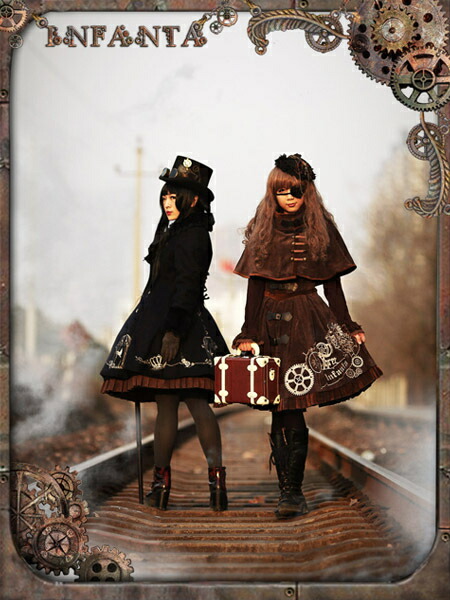 オリジナルlolitaスチームパンク風マーメイドロリータスカートセットL271＃ オリジナルlolitaスチームパンク風マーメイドロリータスカート