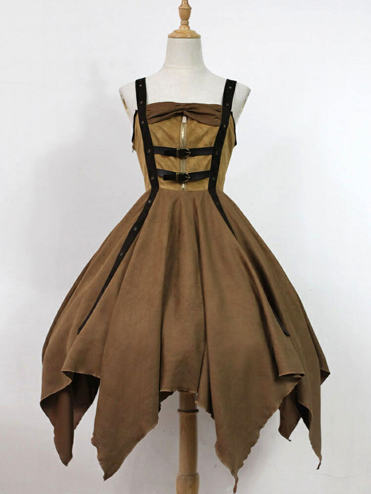 楽天市場】ロリィタジャンパースカート ブラック スウィート スクエア