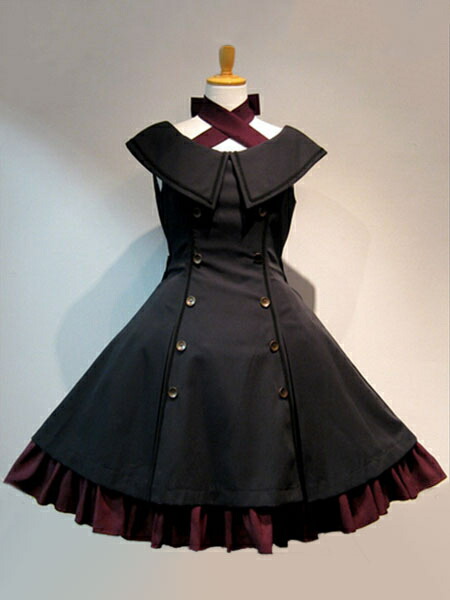 楽天市場】ゴスロリ アカデミーロリータワンピース 学園祭 ロリータ